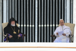 Le Catholicos Aram Ier à l’audience générale